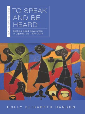 cover image of To Speak and Be Heard
